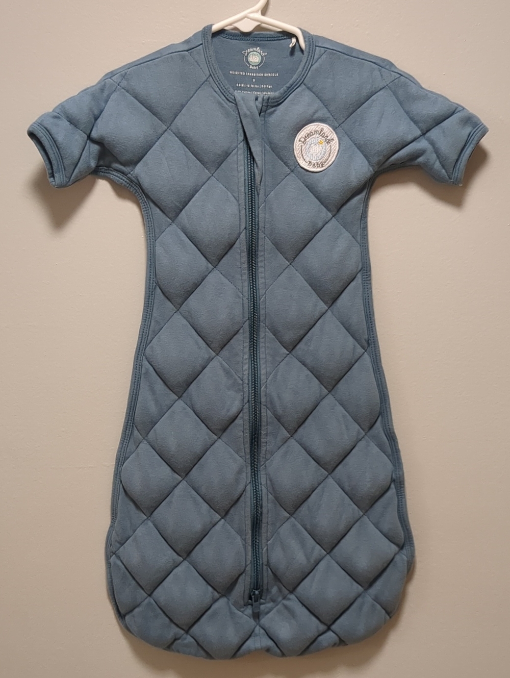 Dreamland Baby Dream Weighted Transition Sleep Sack Blue 100% Cotton 3/6 Months